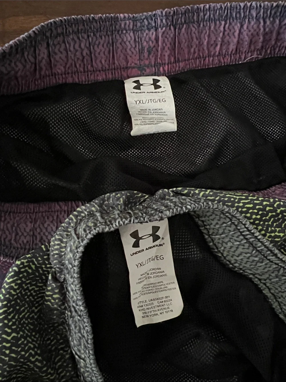 Under Armour Kids Gradient Swim Trunks - Pink, Purple & Yellow